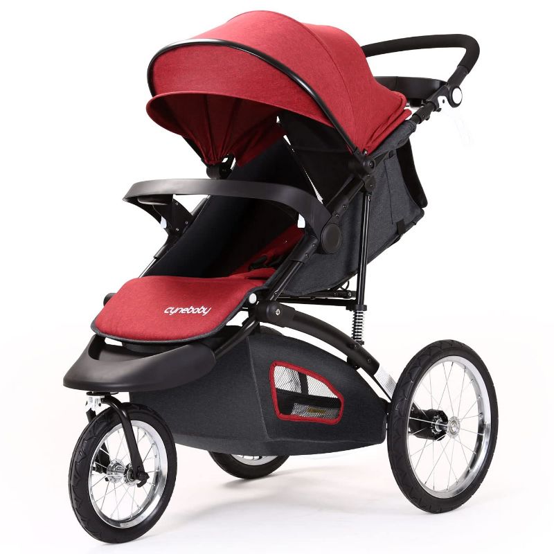 Photo 1 of Jogging Stroller Fold City Travel Citi Jog Strollers Single Toddler Baby Pram Jogging Compact Urban Ultralight Joggers Baby Carriage Pushchair Stroller Travel System
