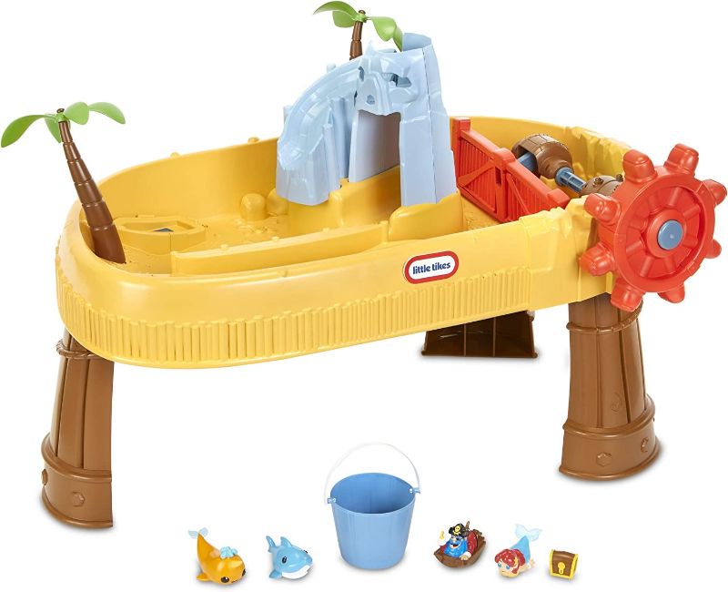 Photo 1 of Little Tikes Island Wavemaker Water Table with Five Unique Play Stations and Accessories, Multicolor
