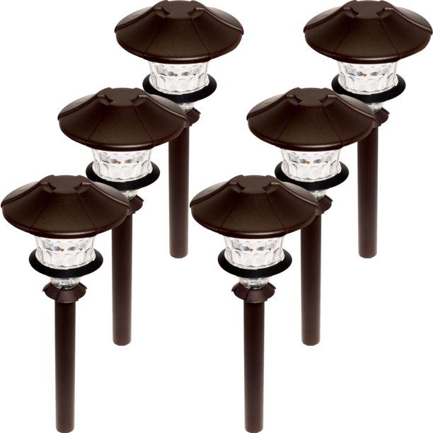 Photo 1 of 8 Pack Paradise Low Voltage LED 0.75W Aluminum Path Light (Oil Rubbed Bronze)