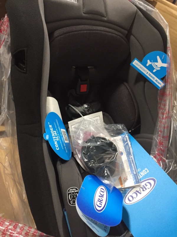 Photo 3 of Graco Contender Slim Convertible Car Seat, West Point
