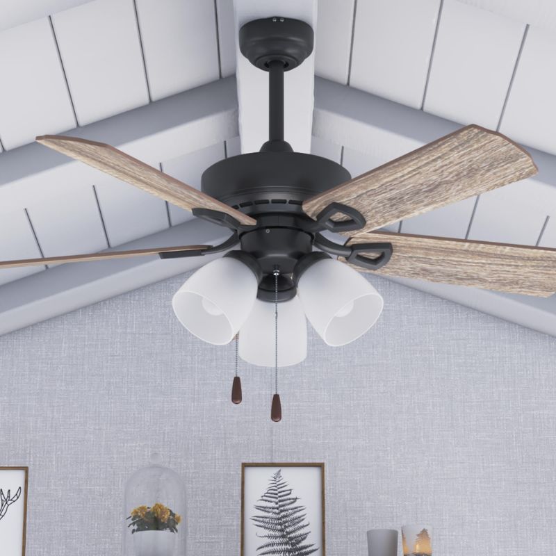 Photo 1 of 44 Prominence Home Miller Park Indoor Ceiling Fan Espresso Bronze
