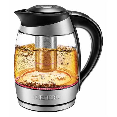 Photo 1 of Chefman Electric Kettles - Color-Changing LED Glass Kettle
