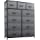 Photo 1 of WLIVE 11-Drawer Dresser, Fabric Storage Tower for Bedroom, Hallway, Nursery, Closets, Tall Chest Organizer Unit with Textured Print Fabric Bins, Steel Frame, Wood Top, Easy Pull Handle, Dark Grey
