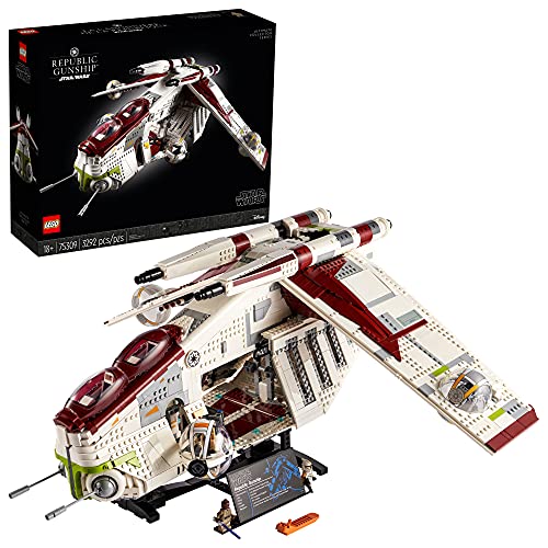 Photo 1 of LEGO Star Wars Republic Gunship 75309 Building Kit; Cool, Ultimate Collector Series Build-and-Display Model (3,292 Pieces)

