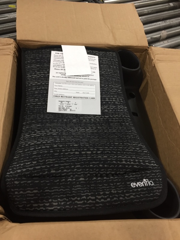 Photo 2 of Evenflo GoTime No Back Booster Car Seat (Static Black)
