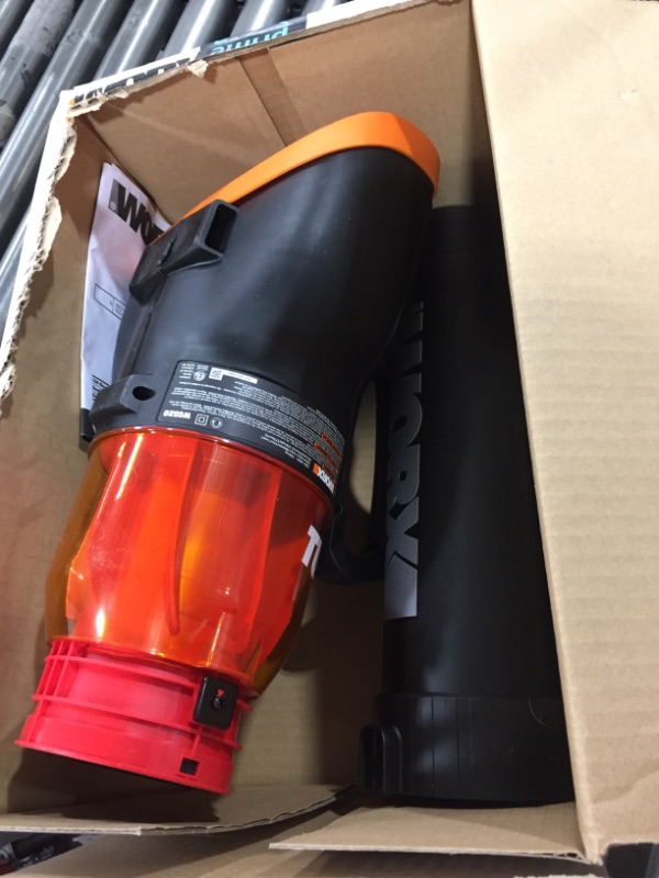 Photo 2 of Worx WG520 Turbine600 20V 600 CFM Electric Handheld Corded Leaf Blower
