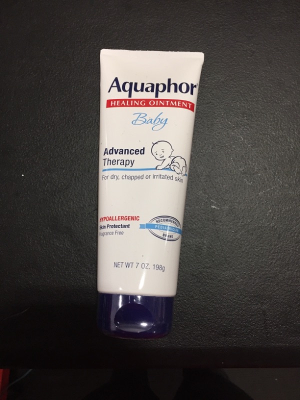 Photo 2 of Aquaphor Baby Healing Ointment Advanced Therapy Skin Protectant, Dry Skin and Diaper Rash Ointment, 7 Oz Tube
