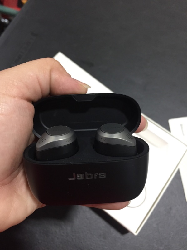 Photo 2 of Jabra Elite 85T True Wireless Bluetooth Noise Cancelling Earbuds (Titanium Black)