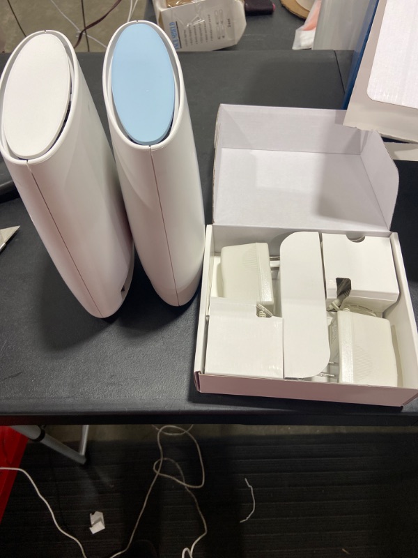 Photo 1 of Netgear Netgear Orbi Rbk50 IEEE 802.11ac Ethernet Wireless Router - 2.40 GHz ISM Band - 5 GHz UNII Band - 6 x Antenna(6 x internal) - 375 MB/s