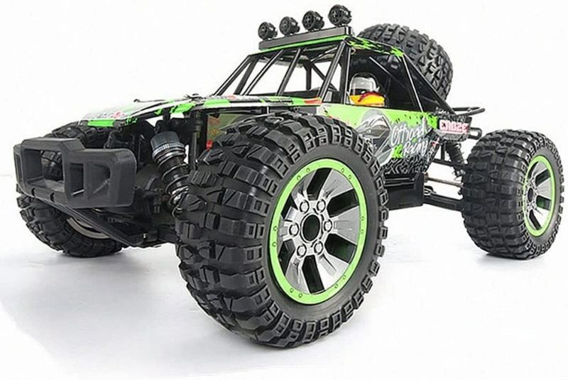 Photo 1 of GLPMQ 1/10 Scale Off-Road RTR Remote Control Car RC Car, 40KM/H High-Speed Race RC Vehicle, 2.4G Electric 4WD Climbing RC Car Suspension Shock Absorber Xmas Gifts for Boys Kids Adults