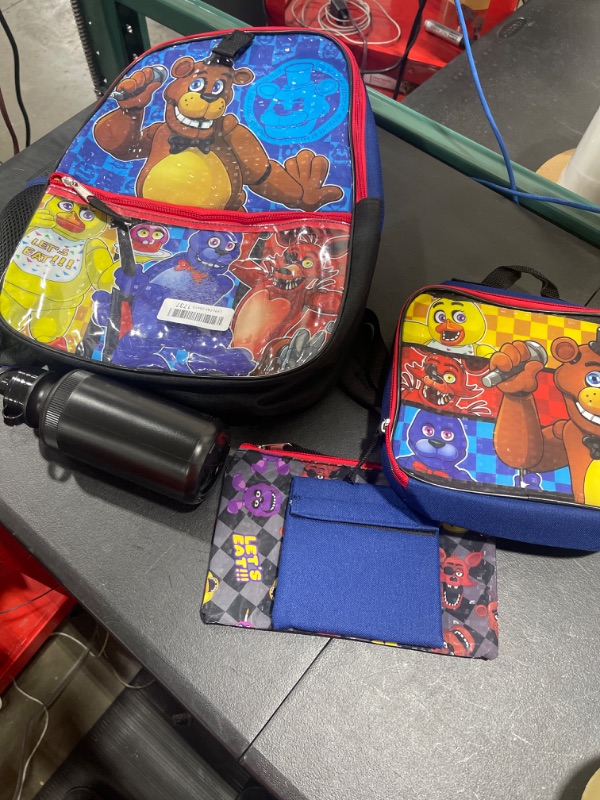 Photo 2 of Five Night At Freddys 4-Pc Backpack Set