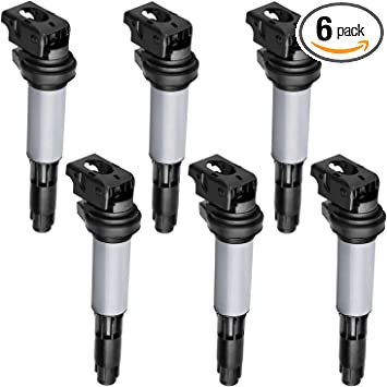 Photo 1 of AUTOSAVER88 Ignition Coils 6-Pack Compatible with BMW M3 X3 Z4 330i 330xi 525i 530i 545i 550i 645Ci 650i 745i 750i 760i 760Li 2.0L 2.5L 3.0L L6 V8
