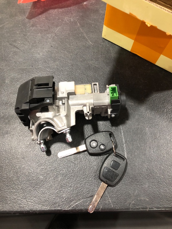 Photo 2 of AUTOKAY Ignition Switch Lock Cylinder 35100-SDA-A71Auto Trans with 2 Chip Keys Fits for Honda Accord Civic CRV
