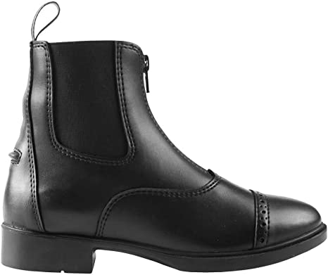 Photo 1 of HORZE Wexford  Unisex Equestrian Synthetic Leather Zip-Up Schooling Paddock Boots - Black - 
SIZE 9 
