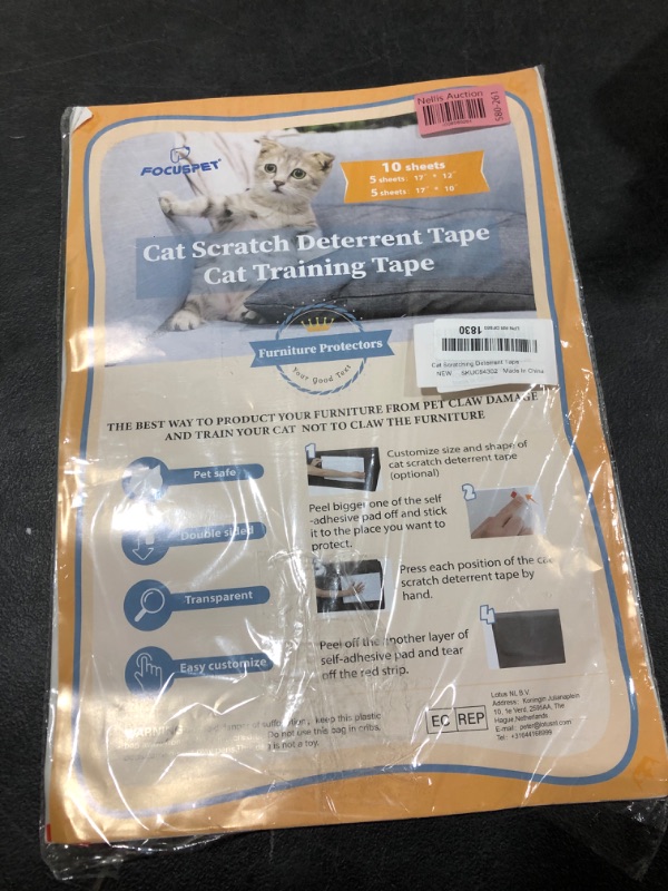 Photo 2 of Cat Scratcher, Cat Scratch Deterrent Tape, Cat Repellent for Furniture, Cat Couch Protector, cat Scratching pad, Cat Training Tape, Protector for Couch, Carpet, Doors, Pet & Kid Safe
