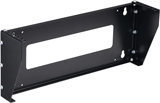 Photo 1 of 2U Wall Mount Rack Vertical Server Patch Panel Bracket 19" for Networking Studio Equipment by Tedgetal
