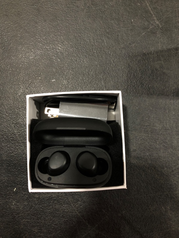 Photo 2 of TOZO A1 Mini Wireless?Earbuds Bluetooth 5.3 in Ear Light-Weight Headphones Built-in Microphone, IPX5 Waterproof, Immersive Premium Sound Long Distance Connection Headset with Charging Case, Black
