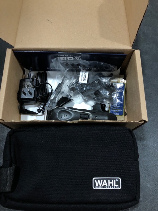 Photo 2 of Wahl Aqua Blade Rechargeable Wet/Dry Lithium Ion Deluxe Trimming Kit with 3 Interchangeable Heads for Detailing, & Grooming Beards, Mustaches, Stubble, Ear, Nose, & Body – Model 9899-100
