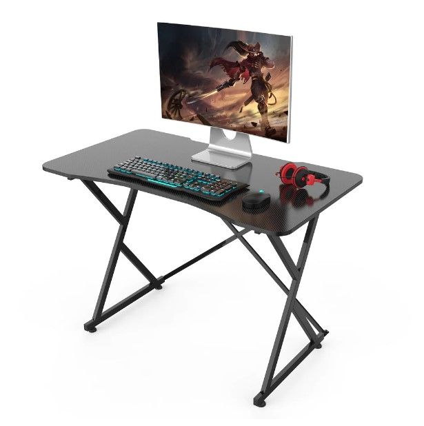 Photo 1 of SMUGDESK 43-inch Desk, Game Table, Round Corners, The Framework Of the Global Use Of 3 Angle Type
