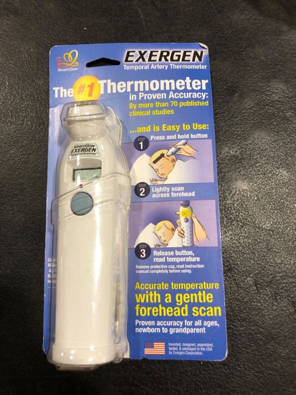 Photo 2 of Exergen Temporal Scanner Thermometer
