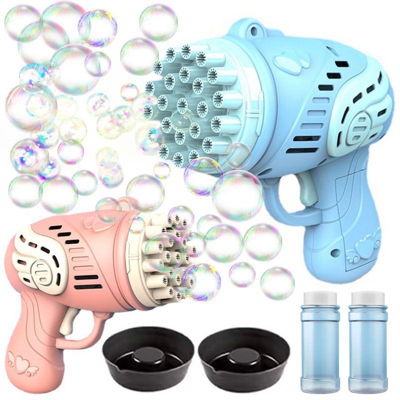 Photo 1 of 2 PC BUBBLE GUN MACHINE 