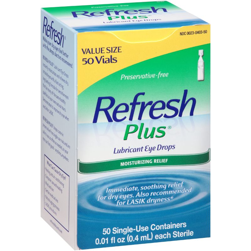 Photo 1 of Allegran Refresh Plus 50-Count Lubricating Eye Drop Solution
EXP NOV 2022