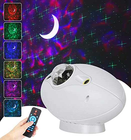 Photo 1 of Star Projector Light, Comkes Galaxy Projector Light with Bluetooth Music Speaker 4-in-1 LED Nebula Cloud Projector for Kids Adults Bedroom,Home, Theatre,Party and Night Light Ambience.
