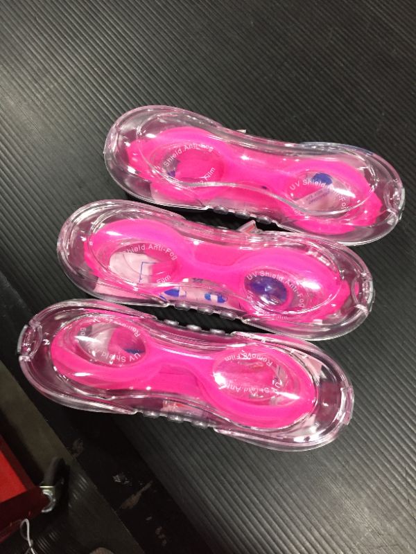 Photo 1 of 3 PACK PINK GOGGLES