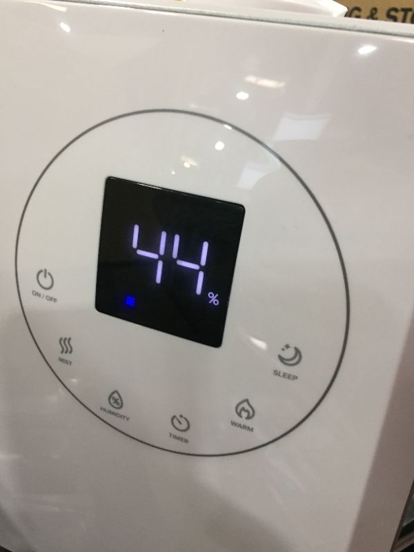 Photo 1 of LEVOIT Smart Humidifiers for Bedroom Large Room, 6L Top Fill Warm and Cool Mist for Home and Plants, Air Vaporizer for Whole House, Customized Humidity, Essential Oil, Timer, Sleep Mode, Quiet, White
