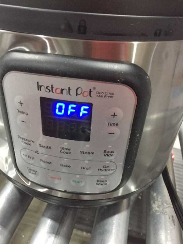 Photo 3 of Instant Pot Duo Crisp 11-in-1 Air Fryer and Electric Pressure Cooker Combo with Multicooker Lids that Air Fries, Steams, Slow Cooks, Sautés, Dehydrates, & More, Free App With Over 800 Recipes, 8 Quart
