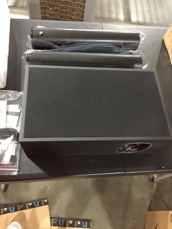 Photo 1 of Sound Bar for TV, PHEANOO 2.1 CH Soundbar with Subwoofer, HDMI(ARC)/Bluetooth 5.0/Optical/AUX Connectivity – D5
