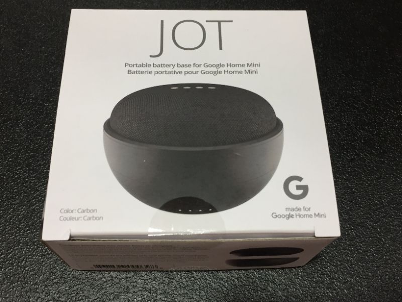 Photo 5 of Ninety7 JOT Portable Battery Base for Google Home Mini (Carbon)