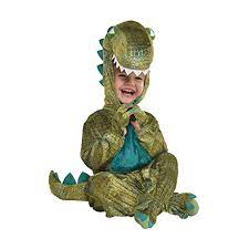 Photo 1 of dinosaur halloween costume for infants, 12--24 months, with attached hood, by amscan