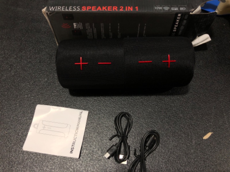 Photo 2 of 2 in 1 Portable Split Bluetooth Speaker