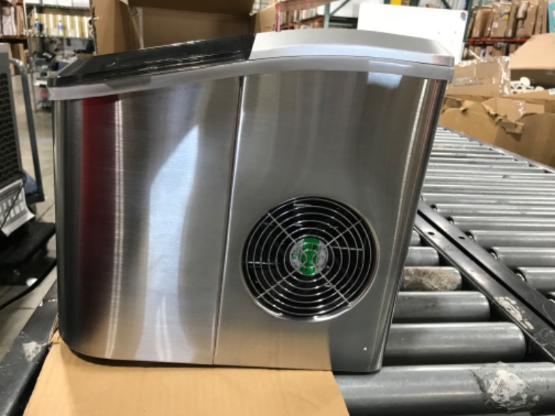 Photo 1 of Frigidaire 26 lb. Countertop Ice Maker EFIC117-SS, Stainless Steel
