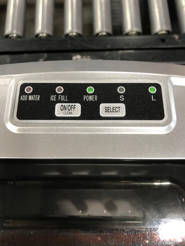 Photo 1 of Frigidaire 26 lb. Countertop Ice Maker EFIC117-SS, Stainless Steel
