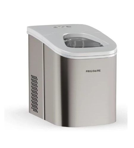Photo 1 of Frigidaire 26 lb. Countertop Ice Maker EFIC117-SS, Stainless Steel
