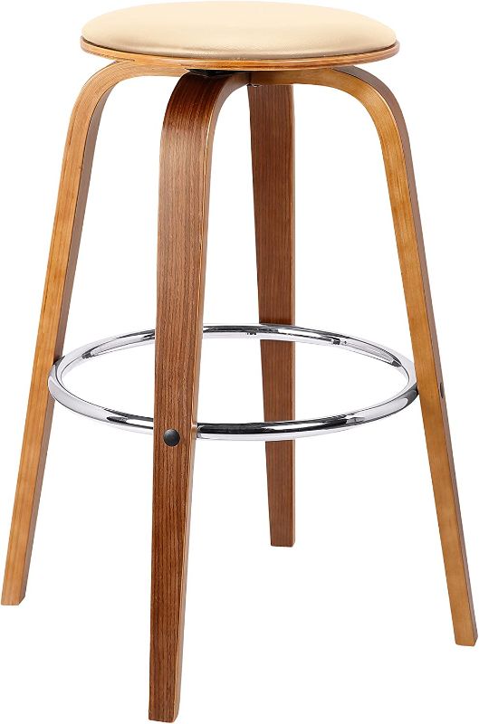 Photo 1 of Armen Living Harbor Barstool, Counter Height, Cream
