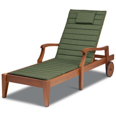 Photo 1 of Classic Accessories Storigami Water-Resistant 72 X 21 Inch Chaise Lounge Cushion, Heather Fern Heather Fern
