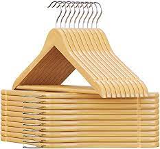 Photo 1 of 20 pack of wooden hangers 