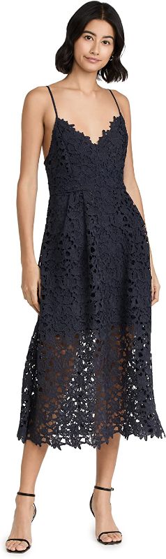 Photo 1 of ASTR the label Women's Sleeveless Lace Fit & Flare Midi Dress M
