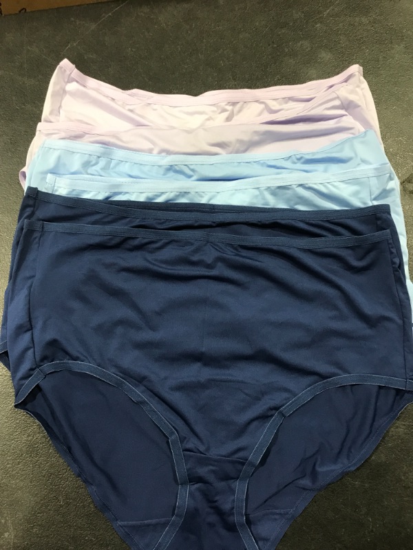 Photo 1 of 6 PACK OF MULTI-COLOR FULL COVERAGE UNDERWEAR 
SIZE 10