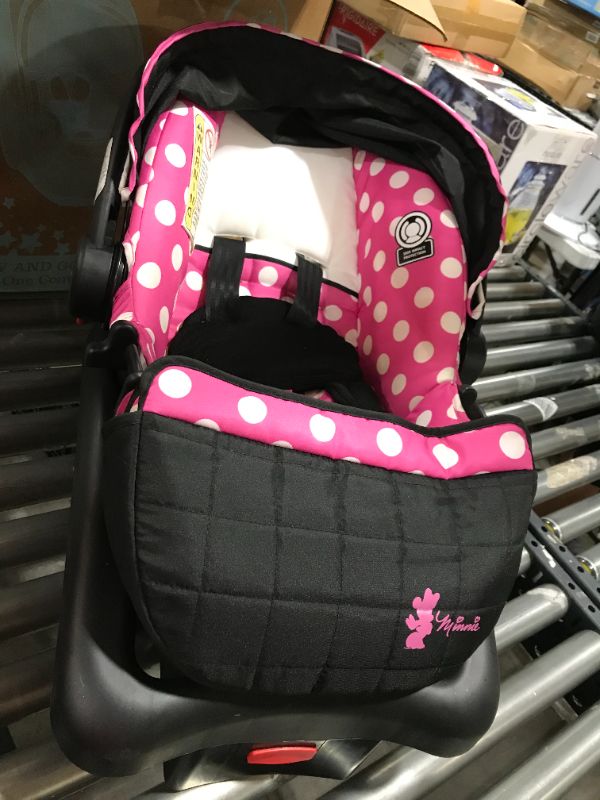 Photo 2 of Disney Baby Minnie Mouse Light 'n Comfy 22 Luxe Infant Car Seat (Dot)
