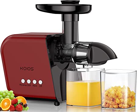Photo 1 of KOIOS Juicer, Masticating Slow Juicer Extractor with Reverse Function, Cold Press Juicer Machine with Quiet Motor, BPA-FREE Juicer Easy to Clean
