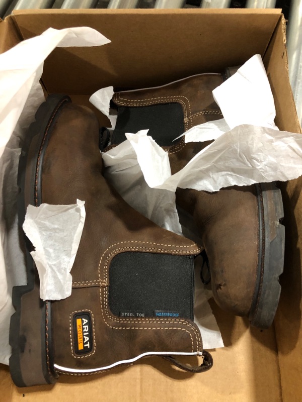 Photo 2 of ARIAT Men's Groundbreaker Chelsea H2O Steel Toe (US9)