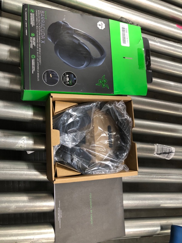 Photo 2 of Razer Barracuda X Wireless Multi-Platform Gaming and Mobile Headset (2021 Model): 250g Ergonomic Design - Detachable HyperClear Mic - 20 Hr Battery - Compatible w/PC, PS5, Switch, & Android - Black
