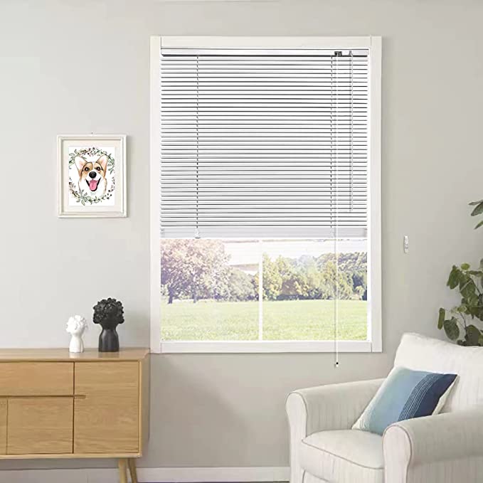 Photo 1 of ALUMINUM VENETIAN BLINDS 20"Wx64"H - white 