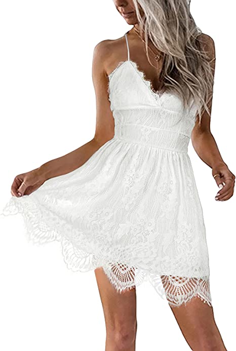 Photo 1 of AOOKSMERY -DRESS - WHITE - LARGE - 