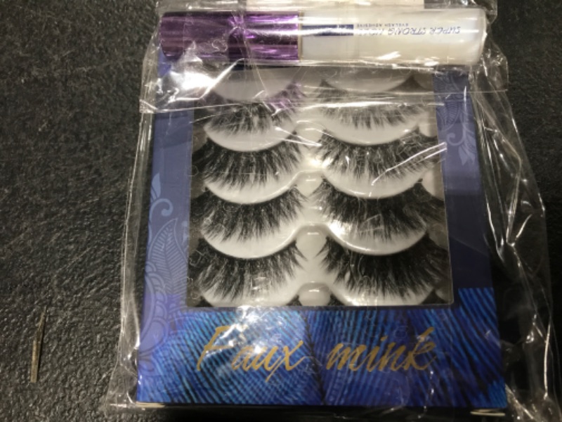 Photo 1 of 5 PACK EYELASHES WITH EYELASH GLUE