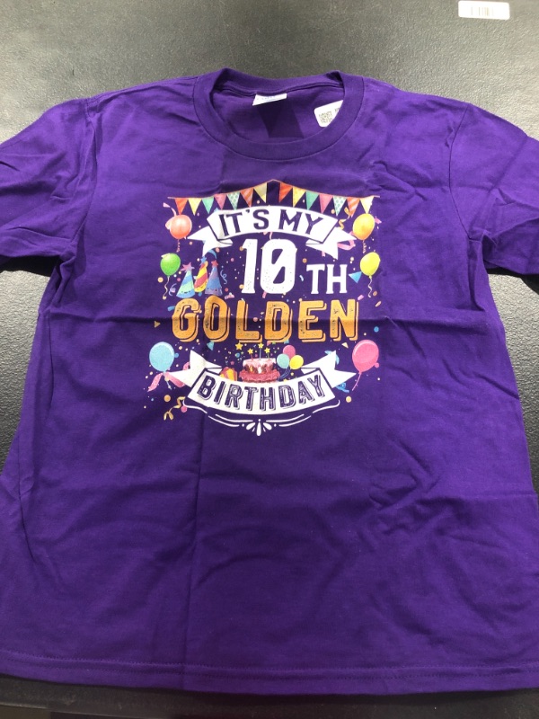 Photo 1 of 10th birthday shirt size medium